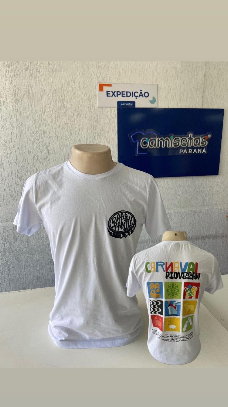 Estampa DTF em camiseta personalizada — Camisetas Paraná