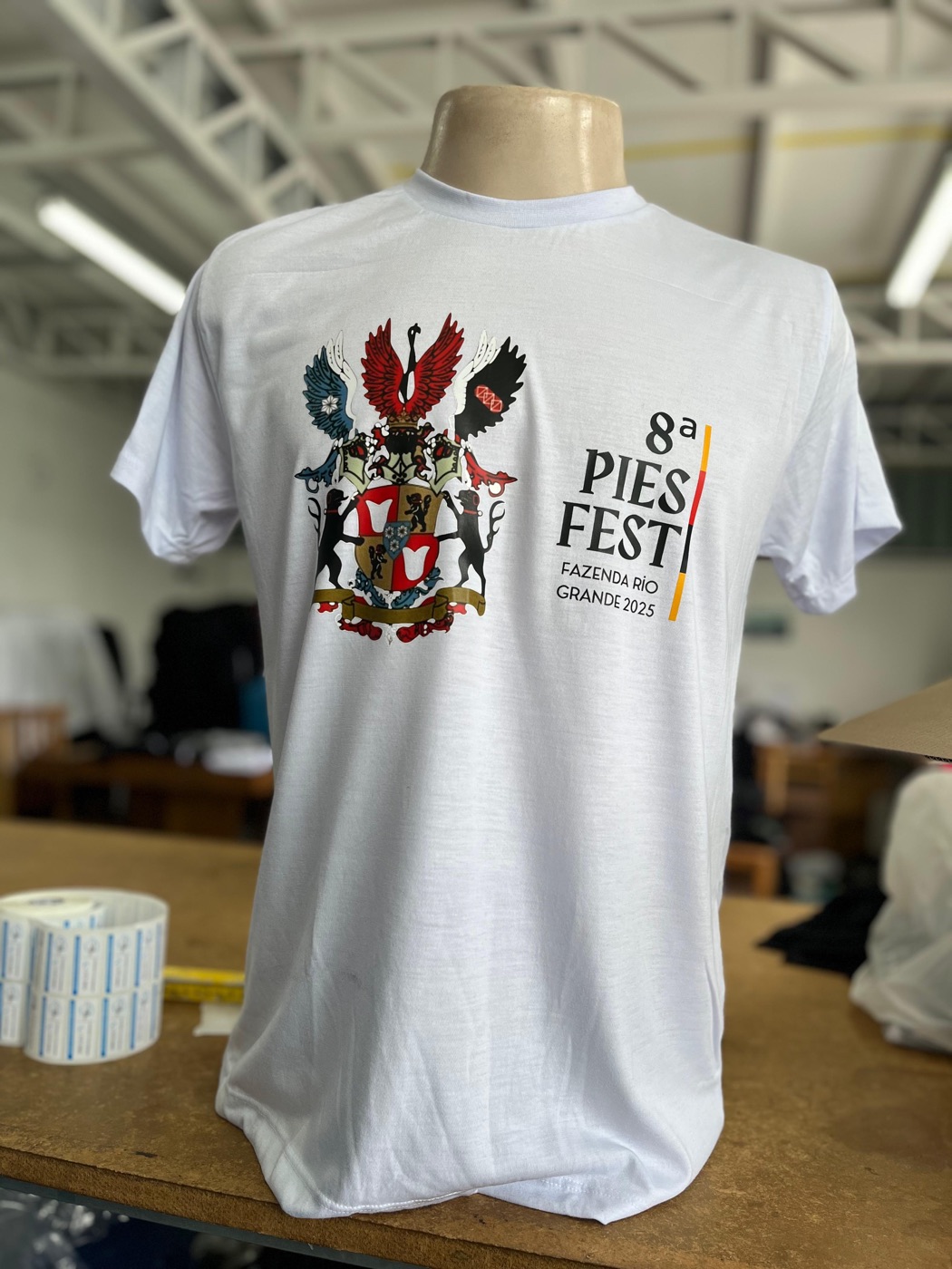 Estampa DTF em camiseta personalizada — Camisetas Paraná