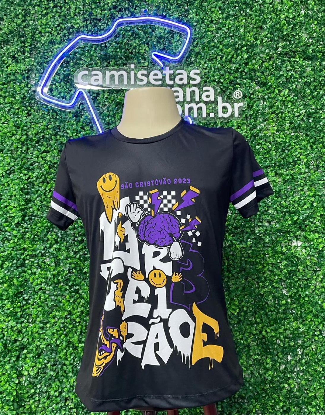Camisa em sublimação total colorida — Camisetas Paraná