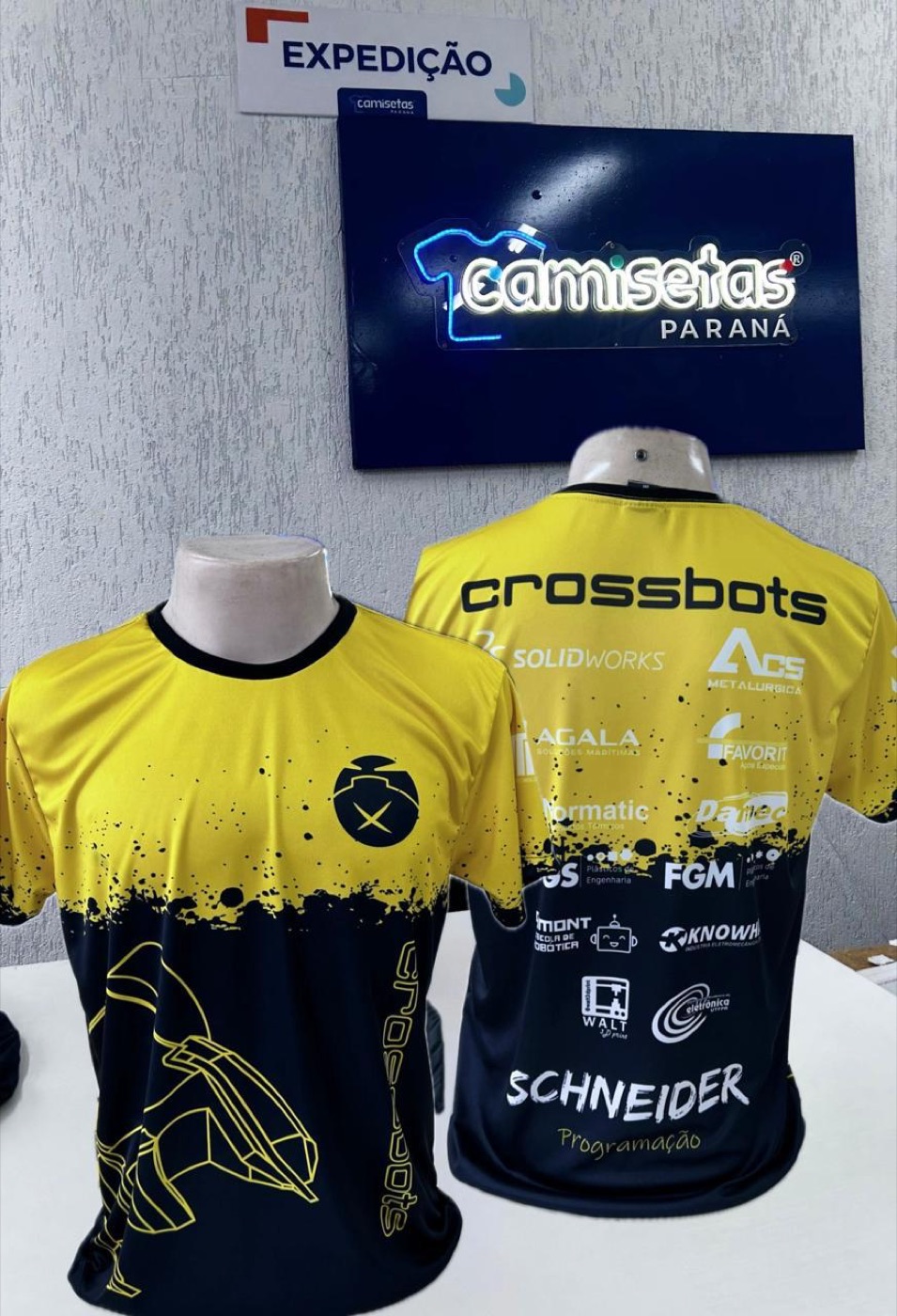 Camisa esportiva em sublimação total — Camisetas Paraná
