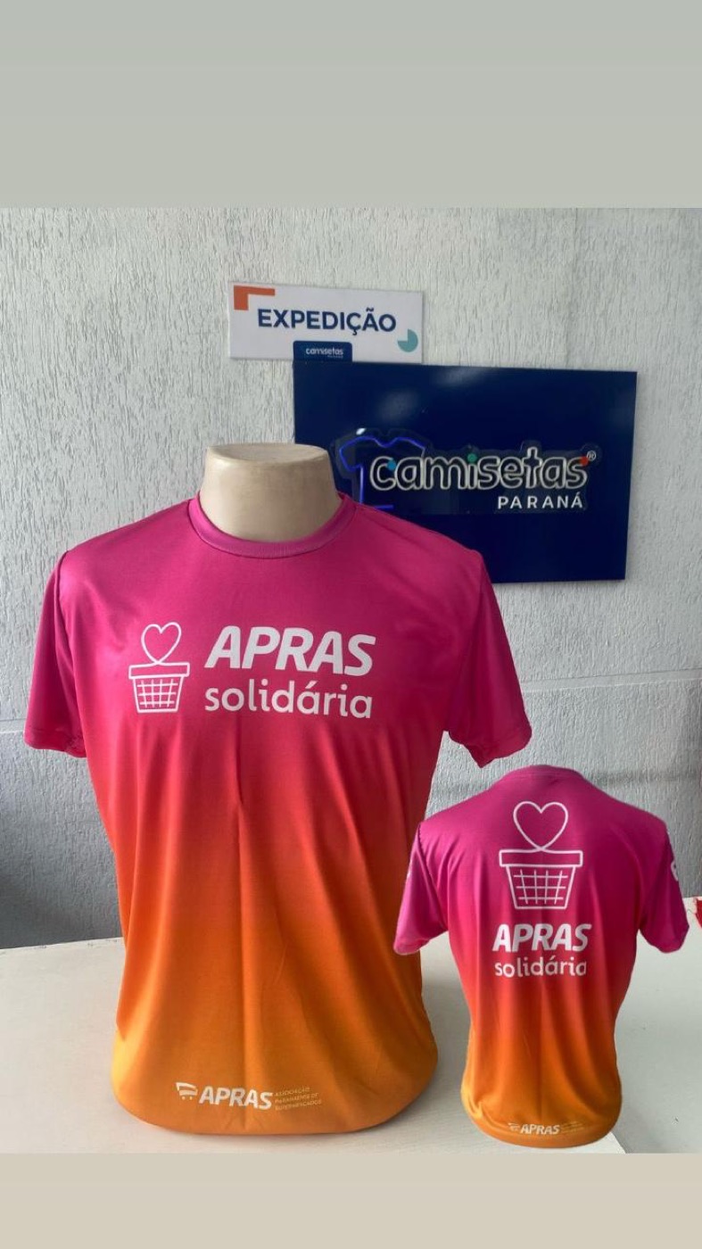 Camisa em sublimação total colorida — Camisetas Paraná